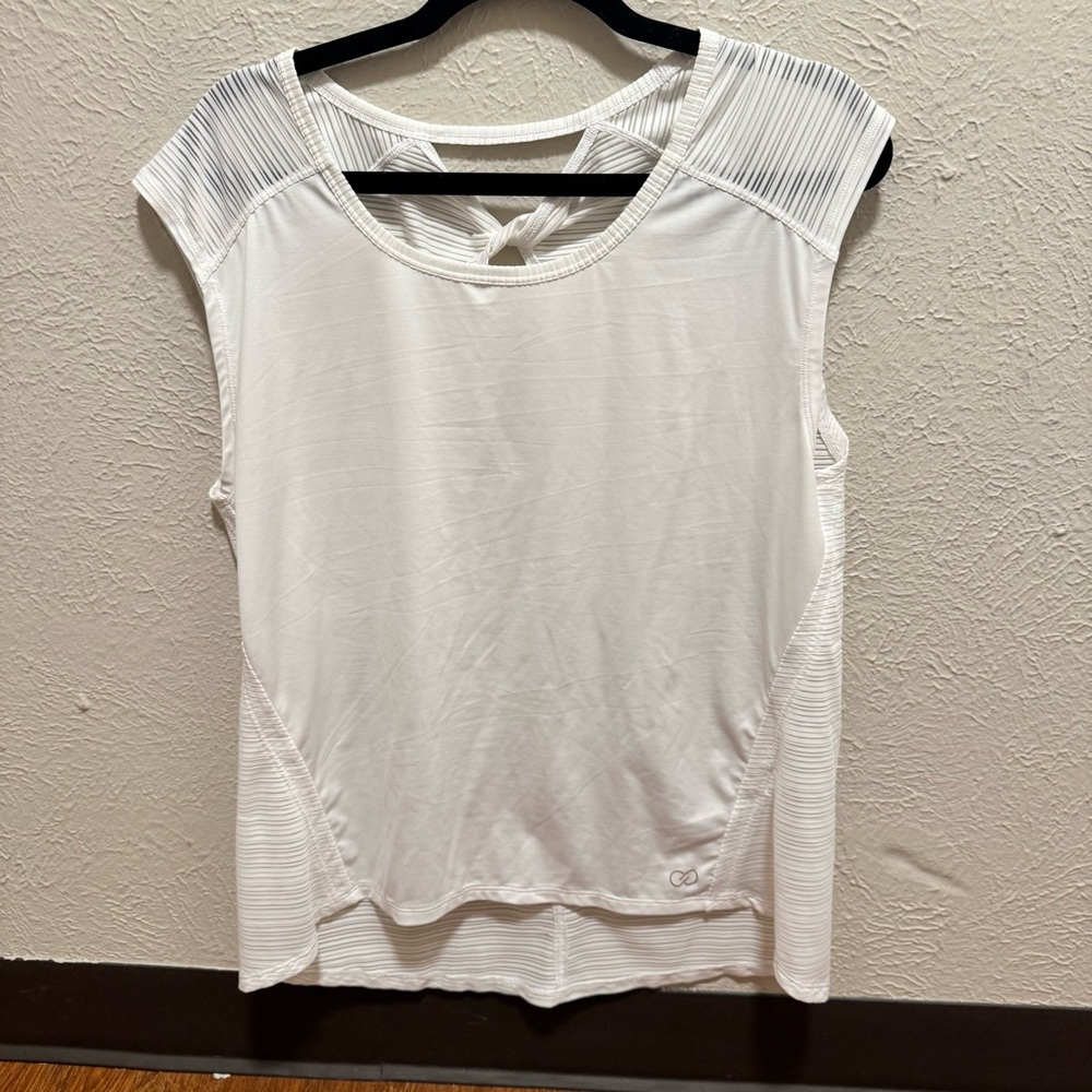White workout top
